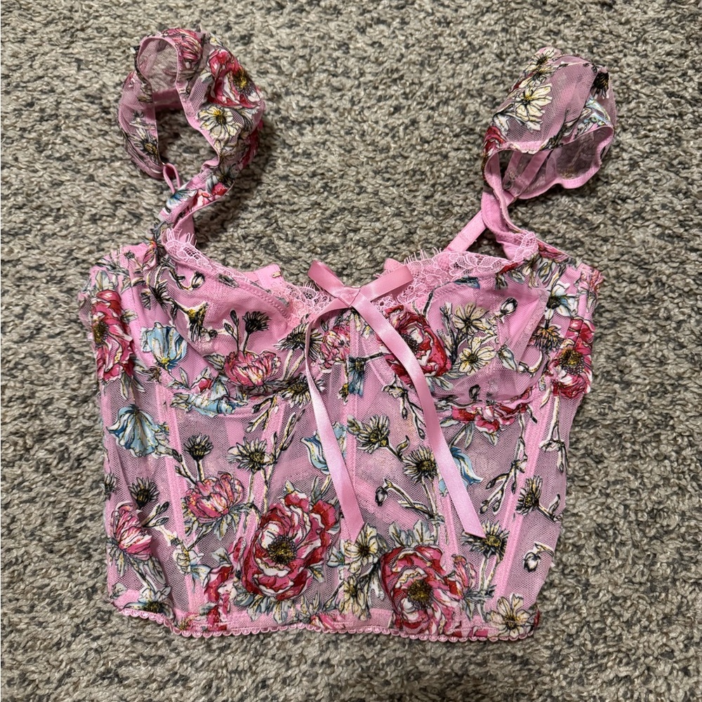 Victoria's Secret Pink Floral Blouse